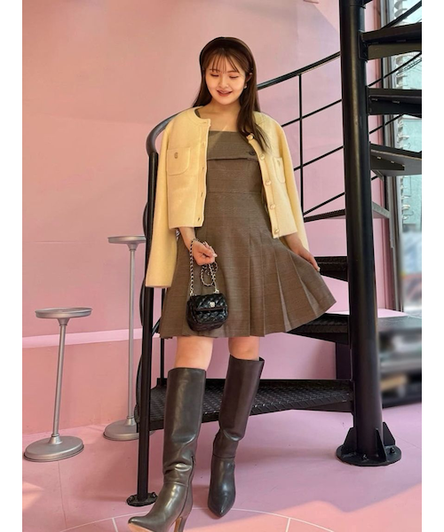 プリーツミニジャンスカ｜スナイデルの通販｜&mall（アンドモール