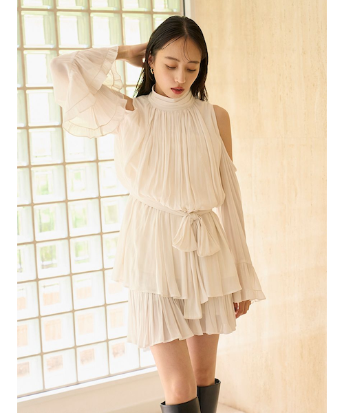 コールドショルダーセットアップ｜スナイデルの通販｜&mall