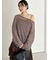 【WEB限定カラーあり】シアーモヘヤルーズプルオーバー