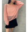 【WEB限定カラーあり】シアーモヘヤルーズプルオーバー