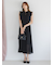 Sustainableシアープリーツウエストワンピース