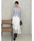 ファブリックイレヘムフレアスカート