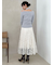 ファブリックイレヘムフレアスカート