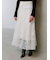 ファブリックイレヘムフレアスカート