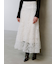 ファブリックイレヘムフレアスカート