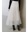 ファブリックイレヘムフレアスカート