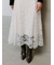 ファブリックイレヘムフレアスカート