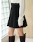 ウエストリブプリーツミニスカート