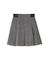 ウエストリブプリーツミニスカート