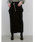 アシメジップドレープスカート