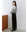 アシメジップドレープスカート