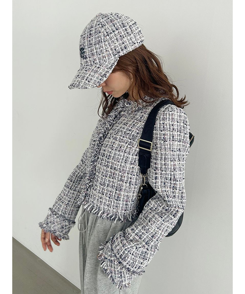 新作新品タグ付き　スナイデル♡ ツイードジャケット ツイードジャケット｜スナイデルの通販｜&mall（アンドモール