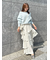 サテンナローティアードスカート