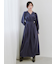 バリエカシュクールシャツワンピース