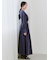 バリエカシュクールシャツワンピース