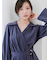 バリエカシュクールシャツワンピース