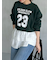 【NUTMEG】コラボクロップドTシャツ