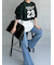 【NUTMEG】コラボクロップドTシャツ
