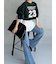 【NUTMEG】コラボクロップドTシャツ