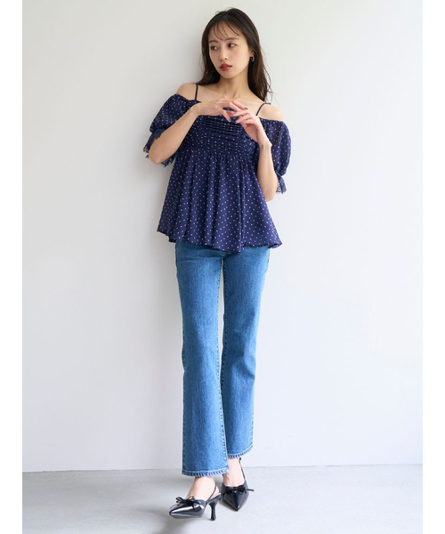 スナイデル　Levi'sコラボデニム27インチ、S（サイズ23） セール】【Levi`s/SNIDEL】別注デニム(27インチ)（デニムパンツ