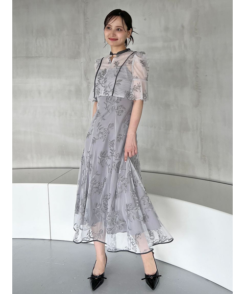 SNIDEL エンブロイダリードレス　オケージョンドレス エンブロイダリーボレロセットドレス｜スナイデルの通販｜&mall