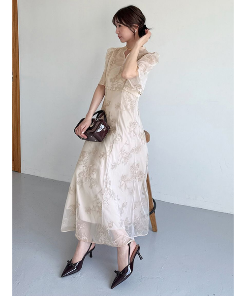 エンブロイダリーボレロセットドレス｜スナイデルの通販｜&mall