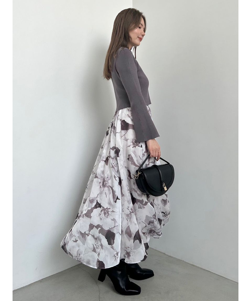 ノースリニットドッキングワンピース｜スナイデルの通販｜&mall