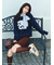 【WEB限定/ボアコレクション】ロゴモチーフスウェット