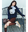 【WEB限定/ボアコレクション】ロゴモチーフスウェット