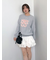 【WEB限定/ボアコレクション】ロゴモチーフスウェット