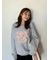 【WEB限定/ボアコレクション】ロゴモチーフスウェット