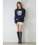 【WEB限定/ボアコレクション】ロゴモチーフスウェット