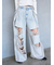 ダメージデニムパンツ