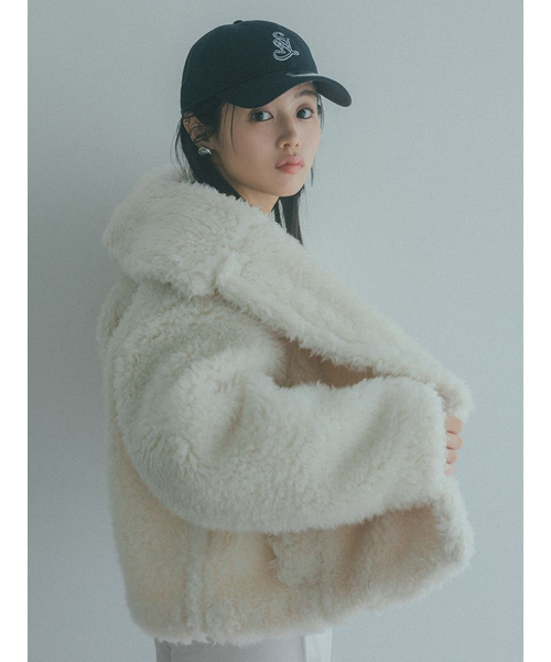 ボアショートコート【カンヘウォン着用】｜スナイデルの通販｜&mall