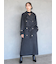 ウールカシミヤスタンドカラーコート