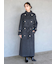 ウールカシミヤスタンドカラーコート