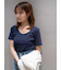 UネックTシャツ