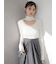 ハイウエストドレープパンツ
