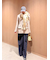 ハイウエストドレープパンツ