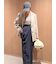 ハイウエストドレープパンツ
