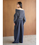 ハイウエストドレープパンツ