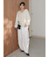 【SNIDEL/NUTMEG】ワイドタックスウェットパンツ