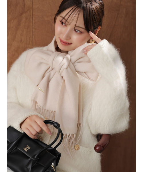 ファーライクミドルニットジャケット｜スナイデルの通販｜&mall