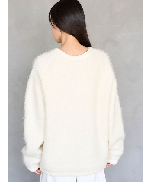 ファーライクミドルニットジャケット｜スナイデルの通販｜&mall