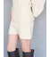 畦ニットショートパンツ