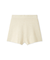 畦ニットショートパンツ