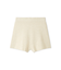 畦ニットショートパンツ