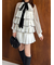 ティアードラッフルミニドレス