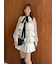 ティアードラッフルミニドレス