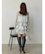 ティアードラッフルミニドレス